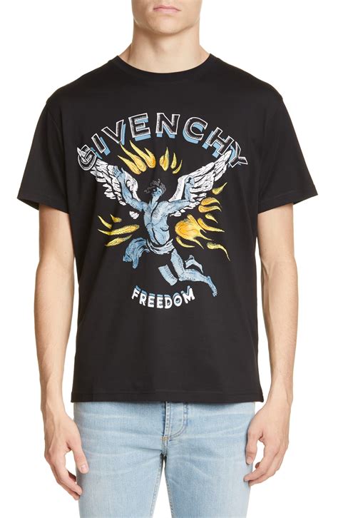 givenchy mens t shirts|givenchy graphic t shirt.